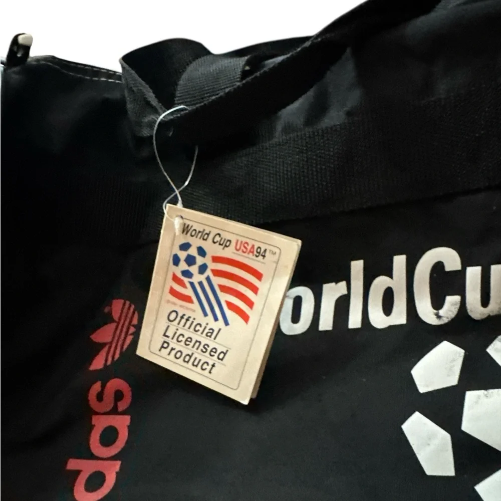 Vintage Deadstock Adidas‎ World Cup Duffel Bag 1994 Rare Futbol/Soccer Bag USA